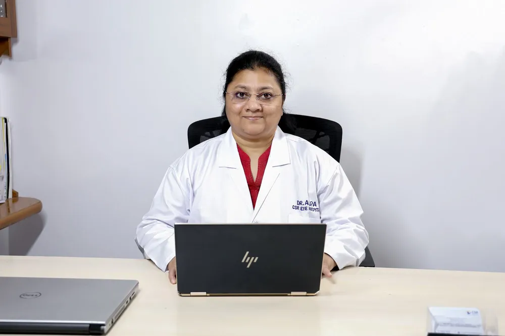 Dr. Alpa Atul Poorabia at her clinic in Hyderabad