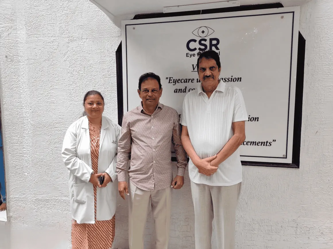 At CSR Eye Hospital, Hyderabad
